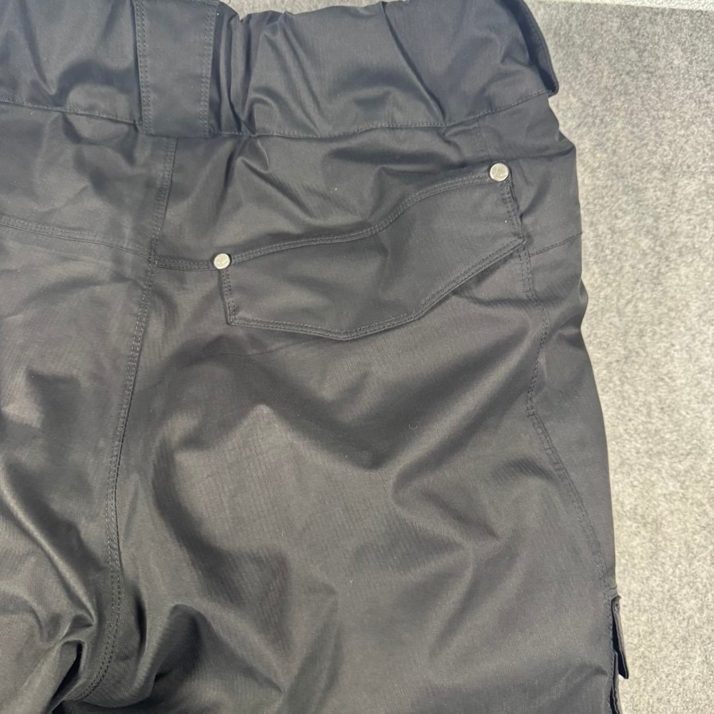 Salomon Mens Clima Pro 10k Ski Snowboard Pants Black Cargo Size M Waterproof EUC - Picture 7 of 14